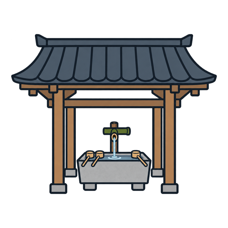 Purification fountain (temizuya)