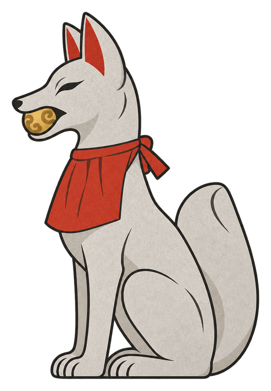 Fox statue of an Inari shrine