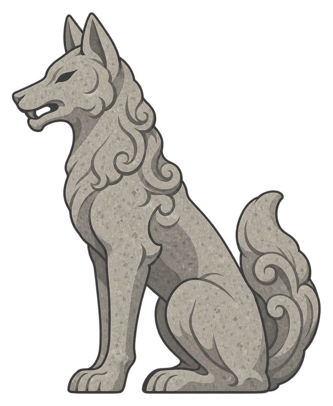 Wolf statue (Oinu-sama)