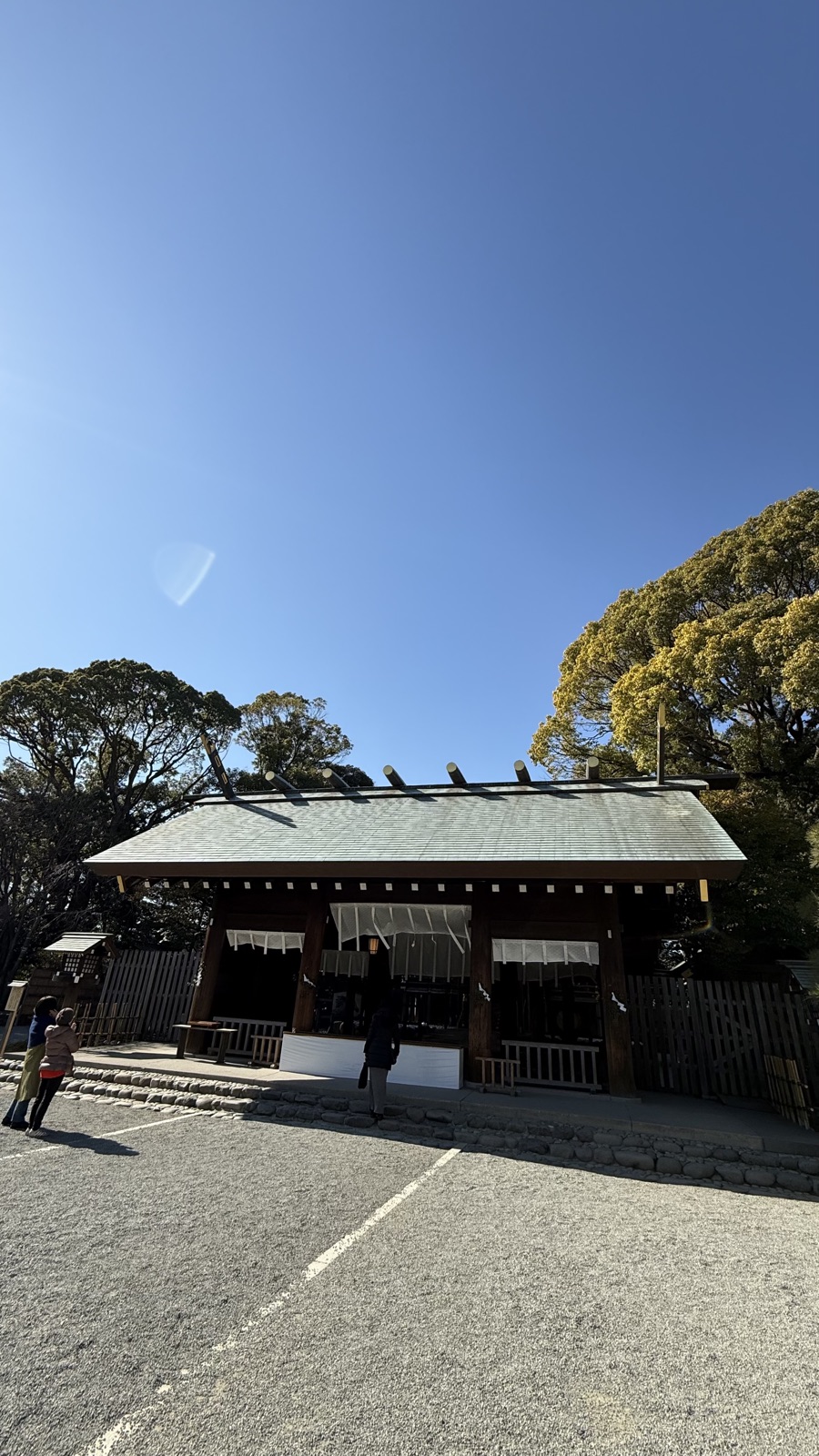 A small building, apparently an auxiliary shrine