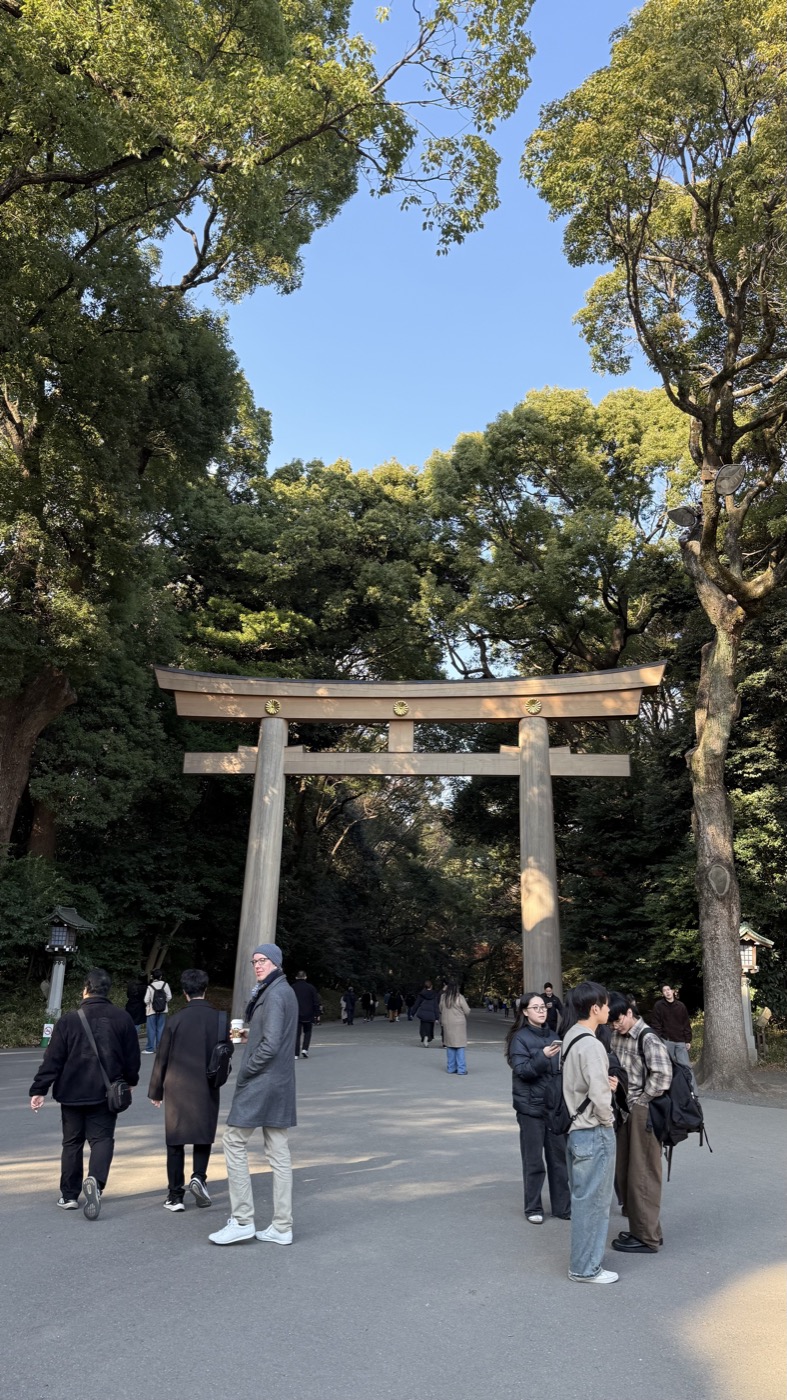 The great torii of Meiji Jingu
