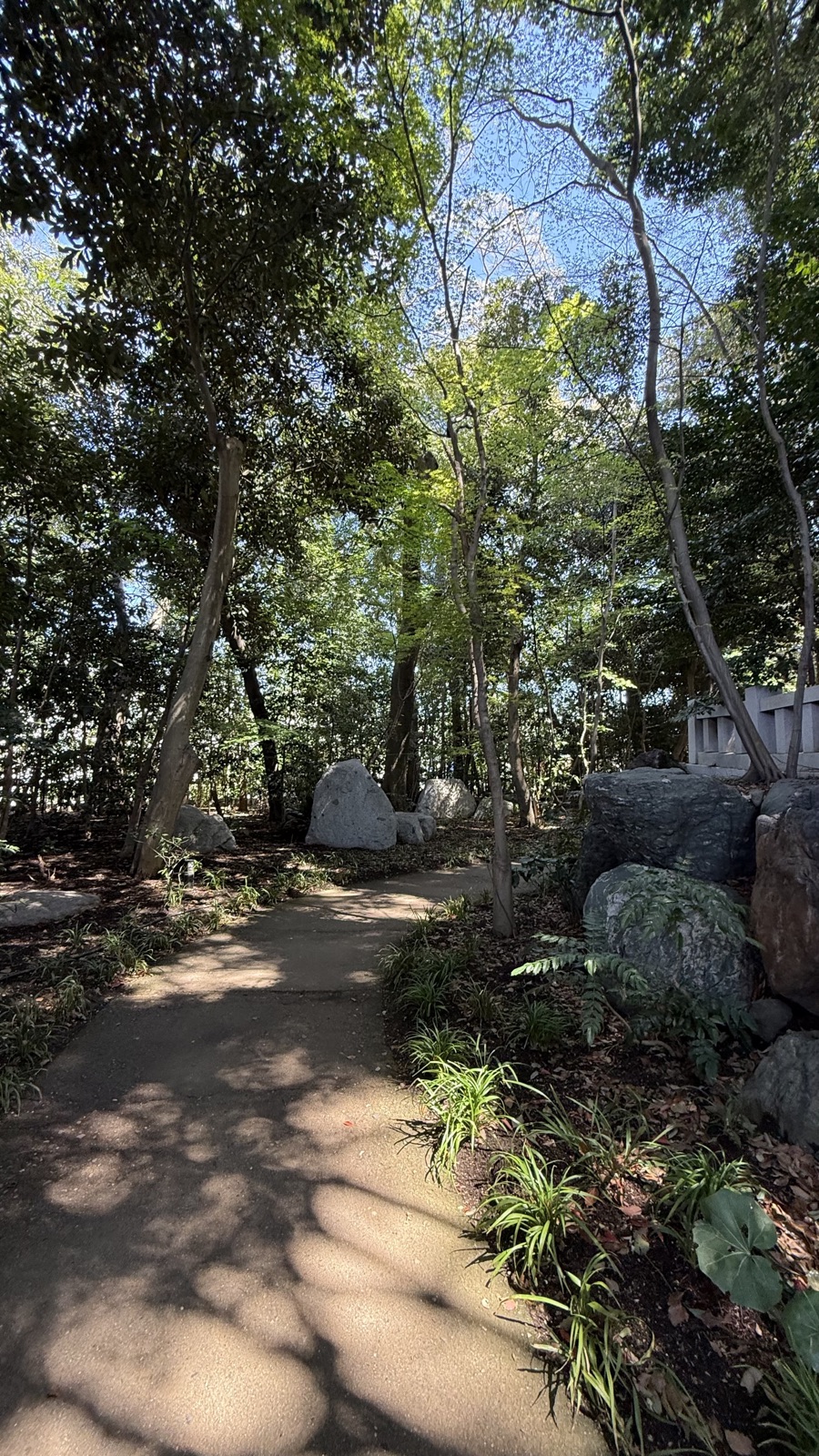 Path through the shrine garden
