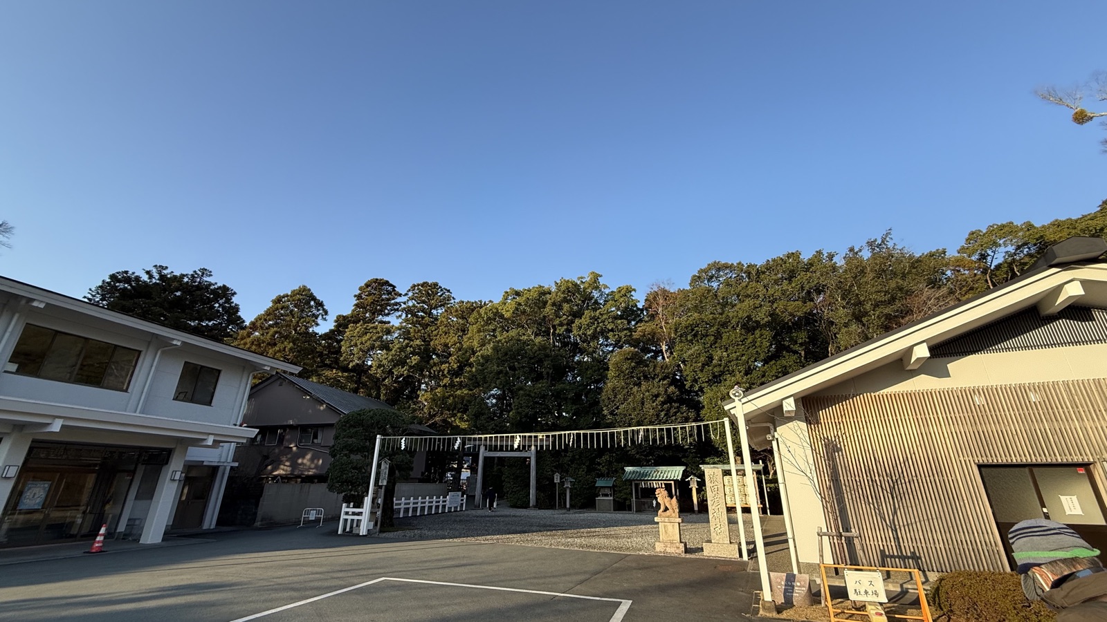 The entrance to the grounds