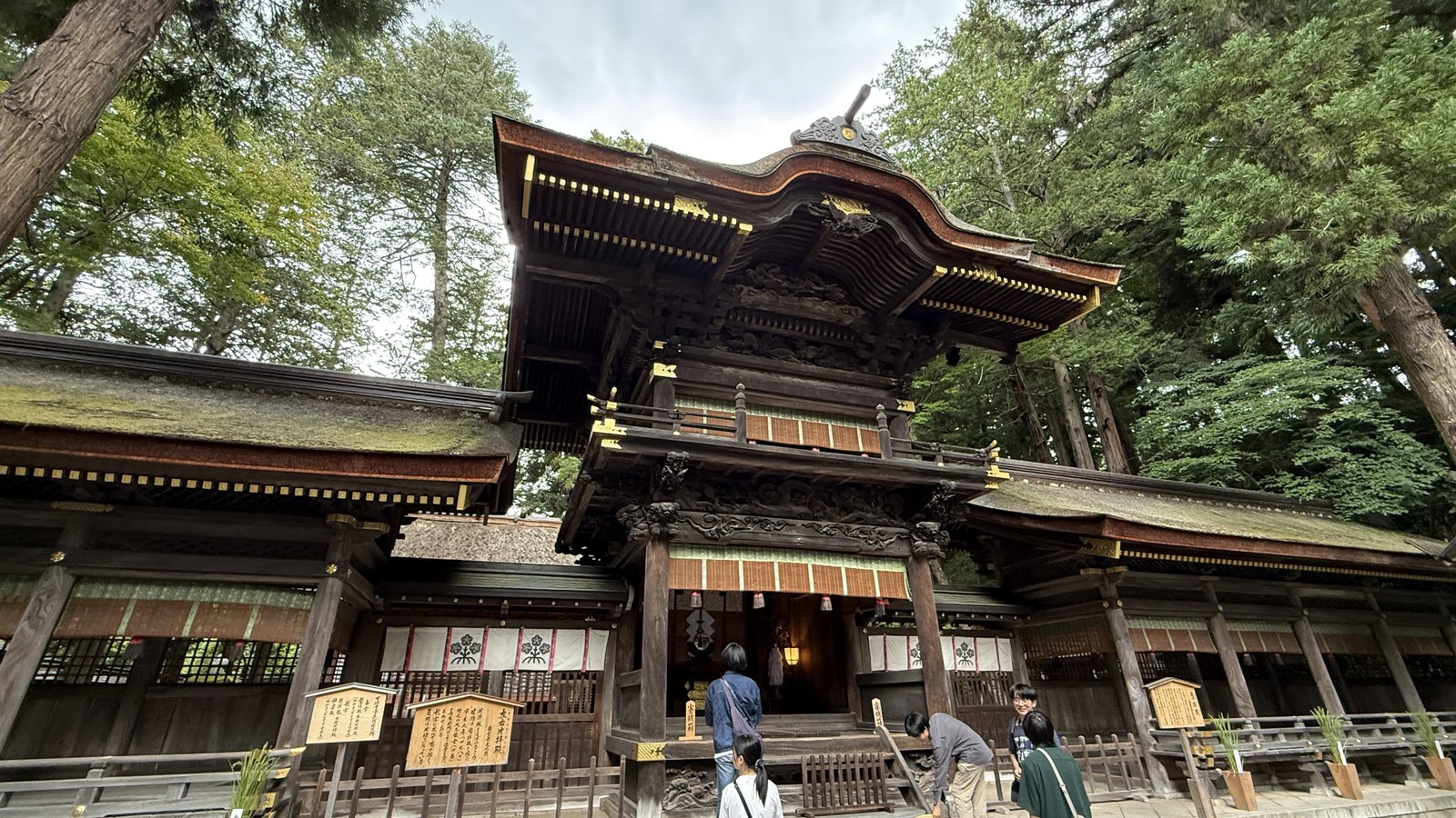 A shrine building at Harumiya
